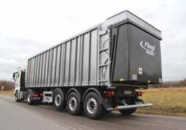 100 kg ASS 3102 with a capacity of 56 m³ Double semi-trailer with 60 m³