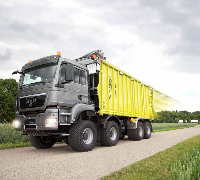 The»AGRO TRUCK«Faster on the roads, quieter in