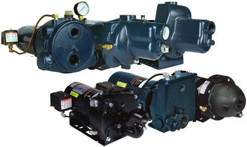 JET PUMPS Franklin s jet pumps can be configured for a variety of pressures and flow choices, and are Ideal for supplying fresh water to homes, cabins, farms, or practically anywhere that has a