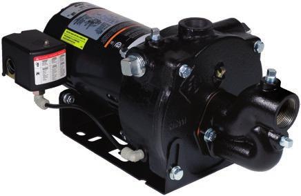 JET PUMPS - CONVERTIBLE VERSAJET FEATURES Heavy-duty cast iron case ensures optimum durability and long life Modular suction flange system to retrofit current installations without disturbing the