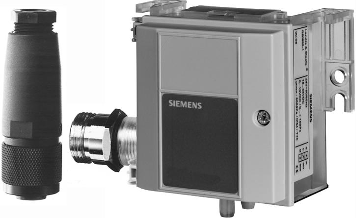 1 919 1919P01 QBM65/C, QBM75-1U/C Differential Pressure Sensors for air and non-corrosive gases, with calibration certificate Highly accurate measurements with calibration certificate Simple and