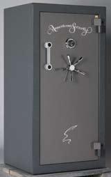 Series Safes Feature DryLight Insulation ½" Steel Plate DryLight Fill American