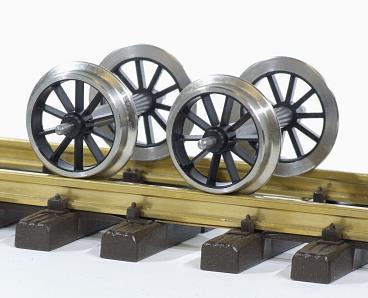 SL1623WE Welshpool & Llanfair 1-11 wagon wheels; 6 hole disc. SL1620GVT Glyn Valley Tramway 1-8 wagon wheels; 6 curly spokes.