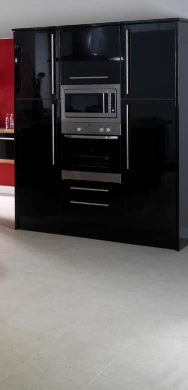 Apollo Range The strong tones of black and walnut are shown to