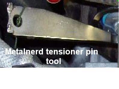 pin crank locking tool T10050 timing belt