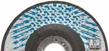 80 m/s Cotton fabric Glass fabric backing disc Abrasive cloth (synthetic corundum) High rate of material removal 0 Art.No.