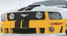 Hood Scoop Kit ROU401345 162.36 Hood scoop gives the Mustang a competition look.