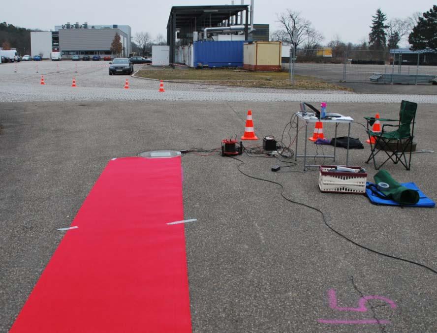 Test Equipment of FAST Visualization of the tire tread deformation mobile under-floor laboratory