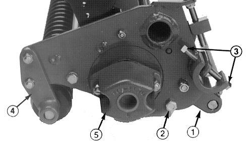 REMOVING THE BEDKNIFE FOR GRINDING The rear roller assembly must be removed to remove the bedknife assembly for sharpening. To remove the rear roller, proceed as follows: 1.