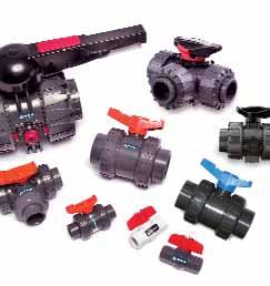 BALL VALVES Ball valves are generally used for on/off service, but can range from simple molded-in-place construction to high-end industrial designs with many features and benefits.