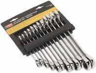 8pc Deep Offset Ring Spanner Set - 6pc TRX-Star* Double End Spanner Set Six spanners covering twelve sizes of
