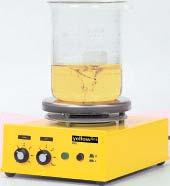 MSH basic Magnetic stirrer with stainless steel heating plate yellowmagms10/ms7/ms4 New magnetic stirrers without heating Stirring quantity (H 2 O) 5 l Temperature range RT - 350 C Speed range 0-2.