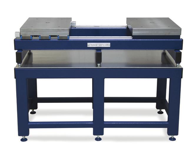 1,5 TO 3 TONS 25-15, 25-20 & 25-30 MODEL OPTIM Mold Service Table This new generation of mold service table is specifically designed to: Quickly and safely open molds PART NUMBER OPTIM2530-850AL