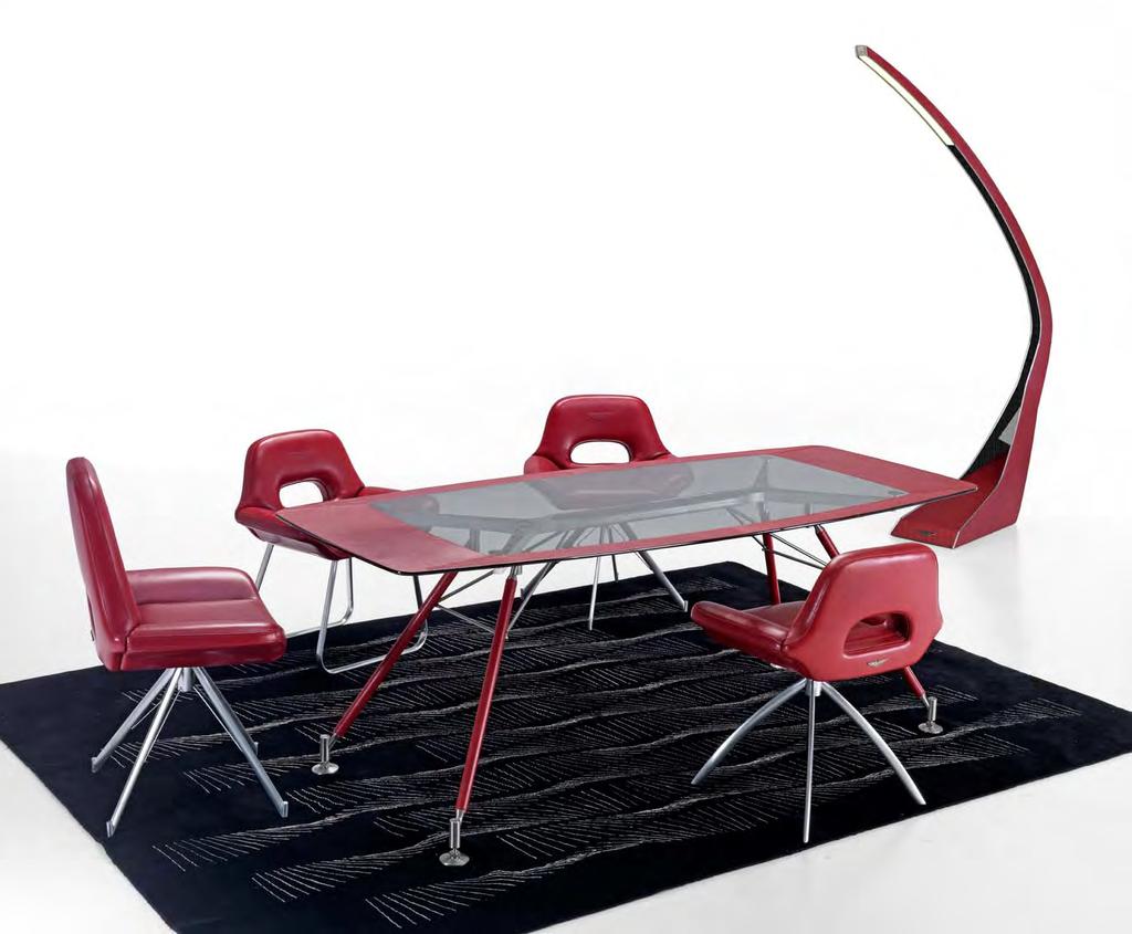 V 008_table V067 Chair cm L60x D57x H92 aluminium base with