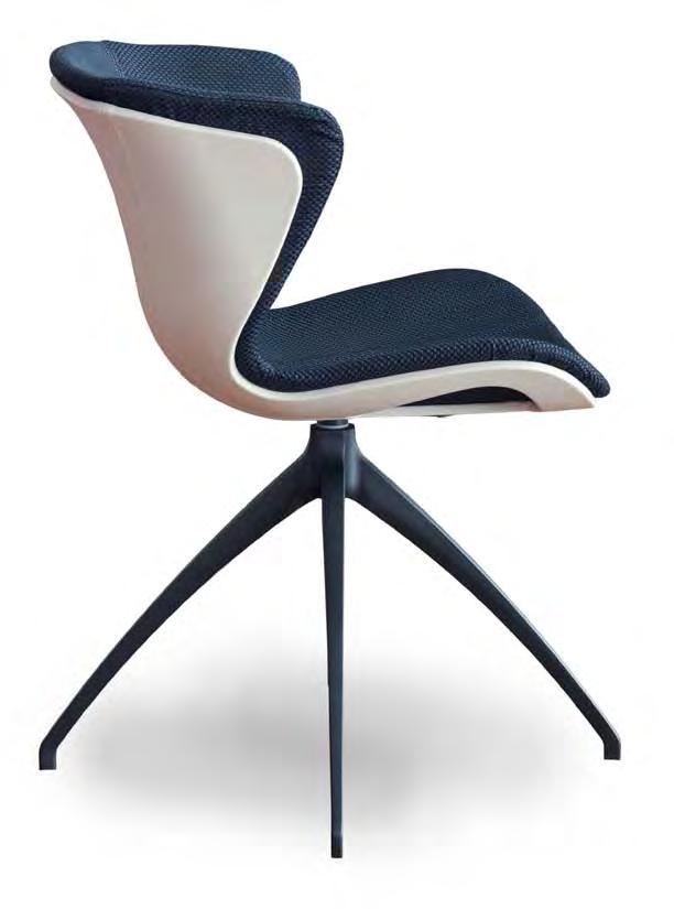 MBS 003 Chair cm58x57x75h The futuristic-looking chairs set new standards in terms of shape and