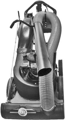 Using the Optional On-Board Vacuum Hose Stored Position 1. Start the Engine, and adjust the Throttle to Fast. 2. Remove the Nozzle from the Stored position (Figure 7) and then close the Nozzle Door.