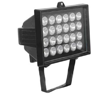 Bio 24 Flood Light Features High grade aluminum housing with convex toughened glass Composed of 24 X Cree XRE LED Each LED is being driven at 350mA LED colors available are cool white and warm white