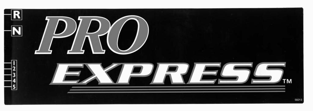 Express DECALS (Continued On