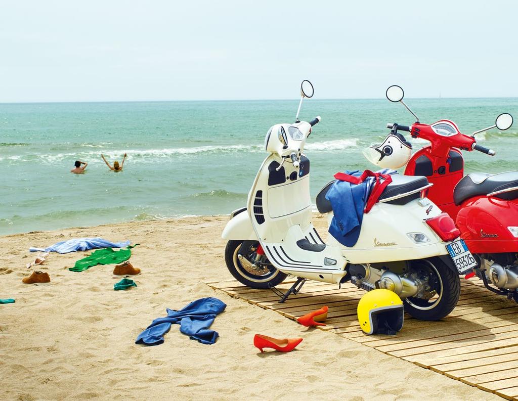 VESPA IS YOUNG Vespa is a timeless Italian style icon that goes beyond mere trends.