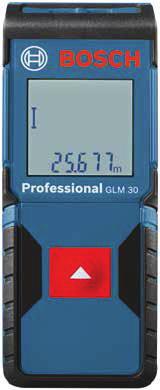 Specification GLM 30 Measuring range (m) 0.15 30 Measuring accuracy (mm) ± 2.