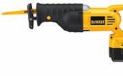5 kg Also available as bare unit - DC415KN 36v RECiP SAW DC305KL 36v HiGH TORQUE WREnCH DC800KL No Load Stroke Rate Stroke Length 0-3000 spm 29 mm 3.