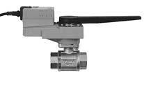 Hoval solar armature groups Part No. Part No. Motorised straight way ball valve type R2..., K2.