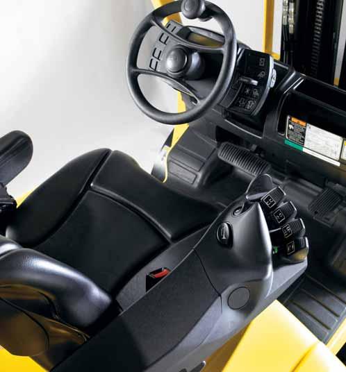 Industry Leading Ergonomics Optimum driver comfort leads to significant savings in operating costs.