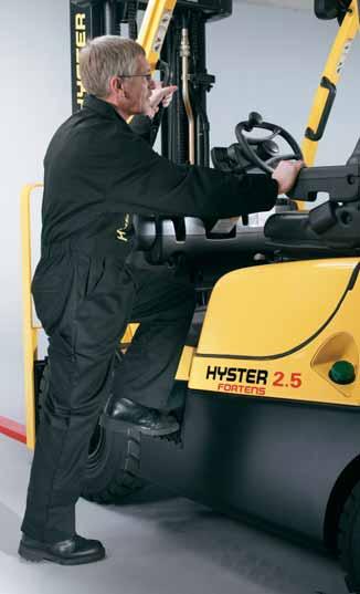 Indeed, operators prefer the Hyster Fortens TM truck, as independent testing has revealed that driving the Fortens TM range signifi cantly reduces operator fatigue and increases productivity through