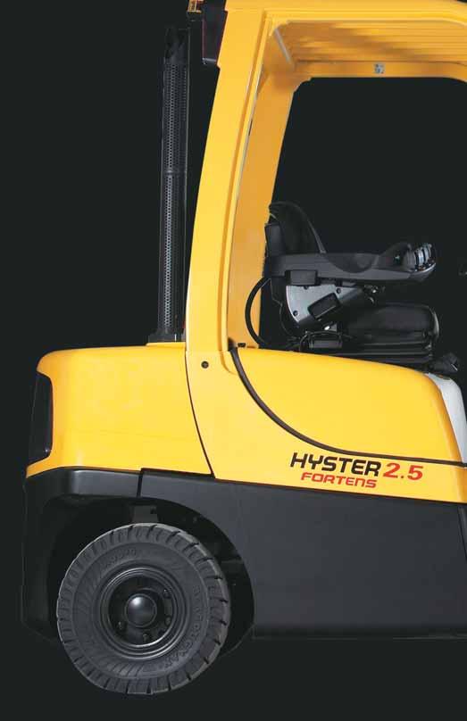 Features include - Increased space and optimised step height allowing for easy entry and exit, fully adjustable seat and steering wheel, low effort e-hydraulics, repositioned foot pedals and better