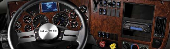 Ride in style. Mack works hard to create some of trucking s most enviable interiors.