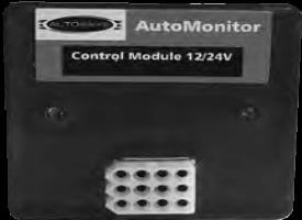 PARTS LISTING CONTROL & MONITORING AUTOMONITOR AUTOMONITOR The Automonitor is a PRO-ACTIVE engine monitoring system which provides an early warning of potential malfunctions resulting from low oil