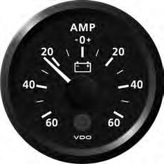 PARTS LISTING VIEWLINE ALL-WEATHER GAUGES (CONT...) AMMETER WITHOUT SHUNT The Viewline ammeter provides an overview of the engines electrical system.