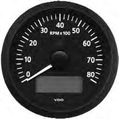 VIEWLINE ALL-WEATHER PARTS LISTING GAUGES (CONT...) TACHOURMETER WITH LCD Indicates engine revolution, engine hours, voltage and clock.