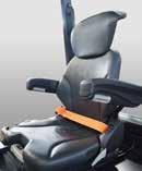 Adjustable steering column The operator can change the stepless adjustable column to the