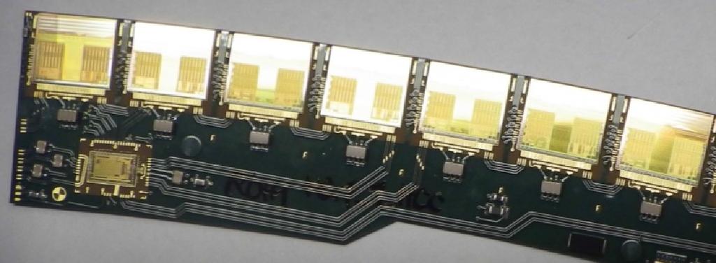 ASICs and Powering Scheme ATLAS Binary Chip 130 nm (ABC130) 256 binary readout channels per ASIC Wirebonded to sensor strips Mounted on low-mass flex hybrids 1 hybrid per 2 rows of