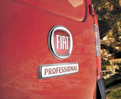 references to the rest of the Fiat Professional range design, yet