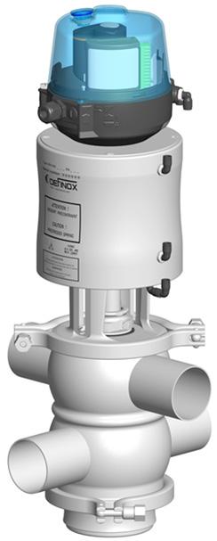 New Generation Non-Stop Production (7 days a week, 24 hours a day) The new design of DEFINOX VDCI MC PMO-C mixproof valve meets the 3-A recommendations (85-02) in accordance with dairy sanitary
