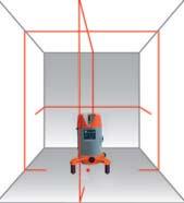An additional plumb beam transfers the cross from the ceiling to the floor. Optimum for drywall construction.
