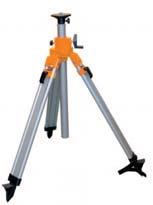 Tripod with Elevating Head Tripod with Elevating Head Lightweight tripod with elevating head for line and dot lasers. Ideal for 1 m marks. Combi tripod feet for a secure stand even on slippery floors.