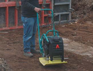 REDUCES UNWANTED VIBRATION Ammann plates lead the industry in lowest hand-arm vibration (HAV) levels.