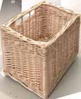 Wicker Baskets Made from European wickers of natural brown colour Hand-woven Wicker Basket, free standing Material: wicker W x D x H natural