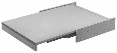 Pull-out Table Systems Self-supporting table A drawer front panel can be screw-mounted directly onto the table front panel The system can be subsequently installed in place of a drawer or between two