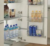 Pull-Out Storage Units Swing-Out Pantry Unit with Soft & Silent Feature New Item 60 (2 3/8 ) 80 (3 1/8 ) 110 (4 3/8 ) 365 (14 3/8 ) 350/400 (13 3/4 /15 3/4 ) 310 (12 1/4 ) Swing-Out Pantry Unit