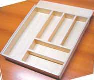 Drawer Inserts Trimmable Made from superior quality 9-ply birch Clear finish provides a durable, scratch-resistant surface