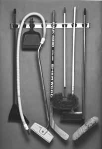 024 Broomstick holder Bottle holder grommets With four holders, for concealed screw-mounting