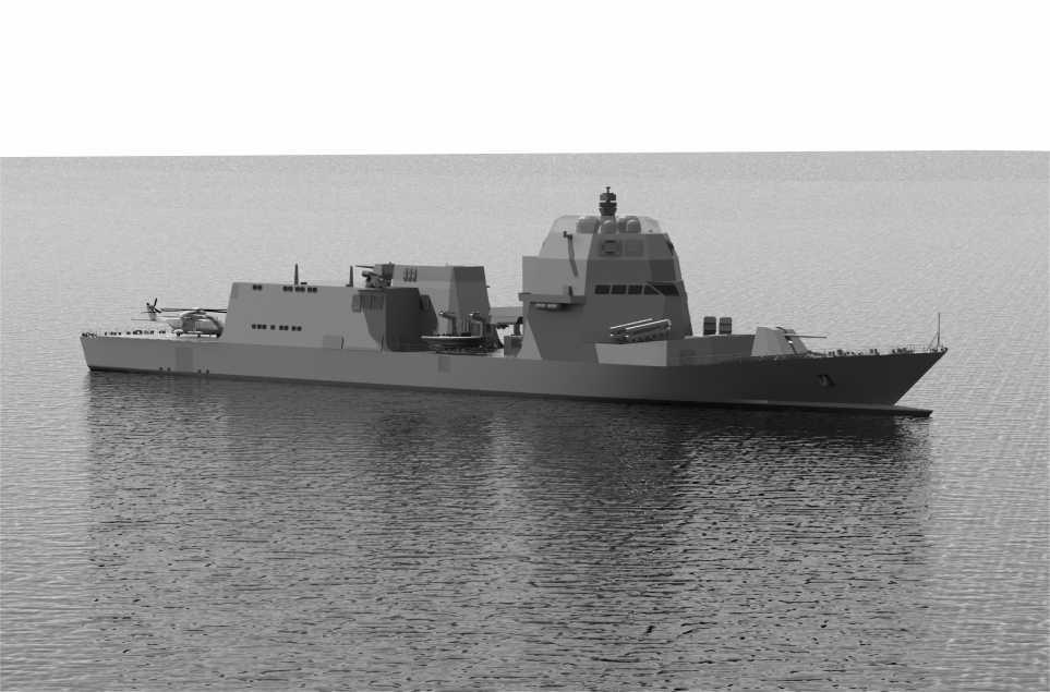 MULTIROLE OFFSHORE PATROL SHIP - Combat System 16 CELLS VLS FOR ASTER 15/30 AND GROWTH CAPABILITY FOR DEEP STRIKE (FULL COMBAT VERSION) 127/64 LCGS WITH VULCANO CONFIGURATION 76/62 MCGS WITH STRALES