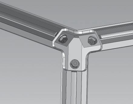 Install a bolting assembly (Item 7) to each of these legs.