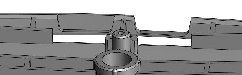Place the provided pedestal on the dash board. The pedestal will be centered over the air vent.