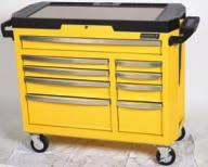 Weight: 48Kg 672 x 466 x 963mm K7626 CHEST TROLLEY COMBO 9 DRAWER (26")