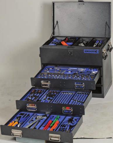 TOOL KITS & SETS 164 PIECE 5 TRAY CANTILEVER TOOL KIT 1/4, 3/8 & 1/2" Drive